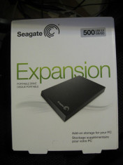 Hdd extern Seagate 500 GB nou sigilat cu garantie foto