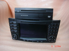 Mercedes E Class W211, CLS - Navigatie completa cu DVD Player Command plus si DVD Rom navigatie de portbagaj foto