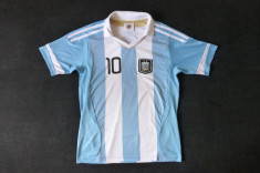 Tricou fotbal AFA (Argentine Football Association); marime XS: 44.5 cm bust foto