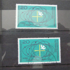 germania 1968 - ziua catolica Essen - stampilat+nestampilat