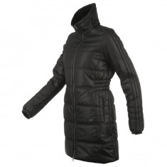 Geaca adidas 3 Stripes Long Jacket Ladies - Originala - Neagra - Pret Eticheta 70 Lire ( 385 lei ) - Noua - Marimea S - Livrare 3 - 4 zile ! foto