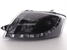 Set Faruri Design LED/Lumini de Zi 46 Audi TT (type 8N) yr. 99-06 black foto