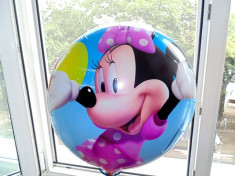 Balon folie pentru party cu Minnie Mouse- potrivit pentru heliu sau umflat normal-cadou batul suport foto
