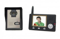 Resigilat - Interfon video color wireless model PNI ZN-35N cu ecran LCD de 3.5 &amp;amp;#34; si camera CMOS foto