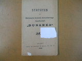 Statuten der Nationalen General - Versicherungs - Gesell. Dunarea Bucarest 1902