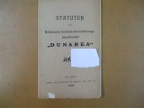 Statuten der Nationalen General - Versicherungs - Gesell. Dunarea Bucarest 1902