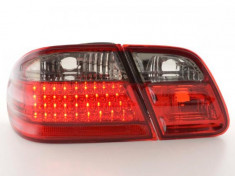 Stopuri led Mercedes E-class (type W210) from 95-98, red/black18 foto