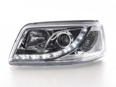 Set Faruri Design LED/Lumini de Zi 7 VW Bus (type T5) yr. 03-09 chrome foto