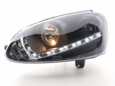 Set Faruri Design LED/Lumini de Zi 20 VW Golf 5 (type 1K) yr. 03-08 black foto