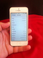 Vand iphone 5 alb 16gb neverlock foto