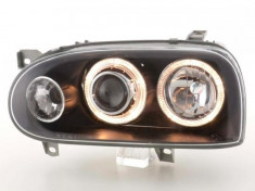 Faruri Angel Eyes VW Golf 3 (type 1HXO, 1 EXO) yr. 91-97 black RHD/LHD25 foto