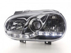 Set Faruri Design LED/Lumini de Zi 12 VW Golf 4 (type 1J) yr. 98-03 chrome foto