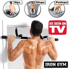 Iron Gym Fitness APARAT DE TRACTIUNI DE FORTA BARA Multifunctionala CEL MAI MIC PRET!!! Calitate garantata!!! foto