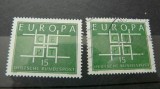 GERMANIA 1963 - EUROPA CEPT - TIMBRU STAMPILAT + NESTAMPILA, Nestampilat