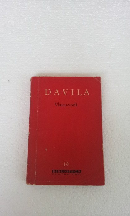 AL. DAVILA - VLAICU-VODA (EDITIA I )