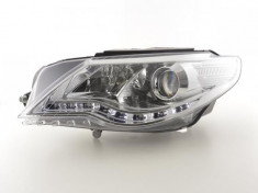 Set faruri design LED VW Passat CC Bj. 08-12 chrom foto