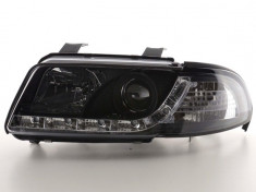Set Faruri Design LED/Lumini de Zi 36 Audi A4 (type B5) yr. 99-01 black foto