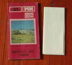 carte ---- Colectia muntii nostri nr 51 - Muntele mic - Tarcu - - - 1990 - 100 pagini cu harta !!! foto