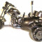 356-8 Motocicleta cu atas Figurina tehno metal - 16x10x10 cm