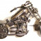 356-18 Motocicleta mare - Figurina tehno metal - 26x16x11 cm colectie hand made