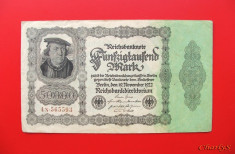 GERMANIA - 50.000 Mark 1922 foto