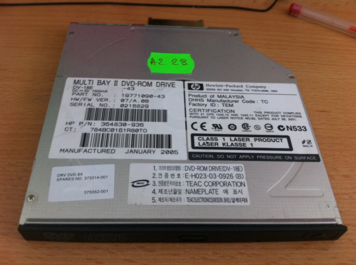Unitate CD DVD HP Hp Compaq Nc6220 A2.28