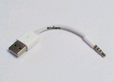 Cablu date incarcator ipod shuffle gen3 gen4 foto