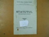 Statut societatea generala a functionarilor comerciali Bucuresti 1904