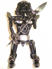 356-B TERMINATOR Figurina tehno metal - h 19 cm foto