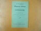 A Plojesti magyarok otthona Alapszabalyok kiadattak Ploesti 1905