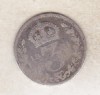 Moneda Argint Anglia 3 Pence 1901, Marea Britanie, Argint