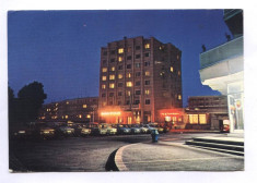 CARTE POSTALA RSR- ROMAN -HOTELUL ROMAN 1988 foto