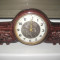 Ceas masa vechi din teracota Art Deco interbelic, nefunctional, defect.