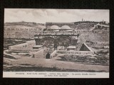 Jerusalem,poarta de aur din interior,1910.Carte postala necirculata., Israel, Fotografie