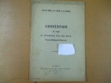 Convention... introduction d&#039;un train directe Vienne - Budapest - Bucarest 1921