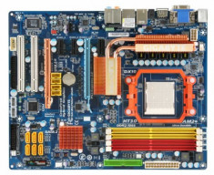 Placa de baza socket AM3 Gigabyte MA790GP-UD4H, 4 x ddr2 1066, vga dvi hdmi, 6 x sata, 1394, 7.1 - tablita, TESTATA!! GARANTIE!! PROBA!! foto