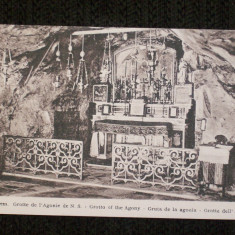 Jerusalem,grota agoniei.Carte postala necirculata,din 1910.