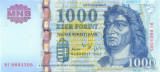 UNGARIA █ bancnota █ 1000 Forint █ 2005 █ P-195a █ UNC █ necirculata