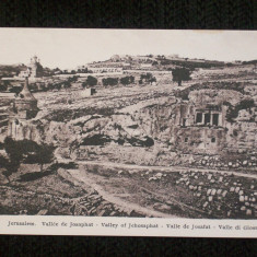 Jerusalem,valea lui Iosif.Carte postala din 1910,necirculata.