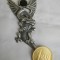 Superb si Vechi Dragon Medalion cu Email