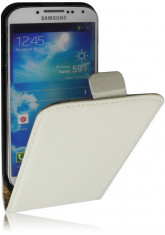 Husa Samsung Galaxy S4 Active I9295 Flip Case Slim Inchidere Magnetica White foto