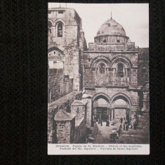 Jerusalem 1910.Fatada sf.Sepulcro.Carte postala necirculata.
