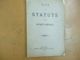 Loi et statuts de la banque agricole Bucarest 1906, Alta editura