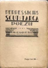 Perpessicius - Scut si Targa ( poezii ) - 1926 foto