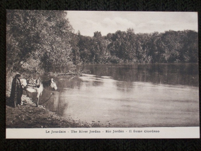 Jerusalem 1910,raul jordan.Carte postala necirculata.