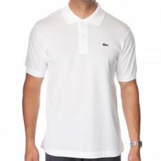 Tricou Lacoste polo ALB din bumbac ||LIVRARE GRATUITA|| foto