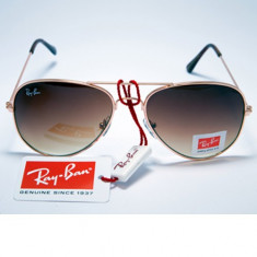 Ochelari De Soare Ray Ban Aviator +Cadou Saculet Si Laveta foto