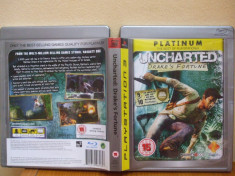 Uncharted: Drake&amp;#039;s Fortune Platinum (PS3) ( ALVio) + sute de alte jocuri PS3 ( VAND / SCHIMB ) foto