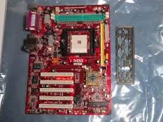 placa de baza K8N Neo-V V2.0 soket 754 + 1GB RAM + procesor + cooler foto