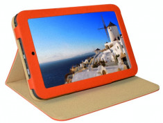 Husa tableta EVOLIO HUSADUOHDORANGE Stander portocalie pentru Evolio Evotab Duo HD foto
